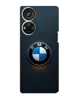 Чохол для ZTE Blade V40s з картинкою «Логотип BMW — мінімалізм»