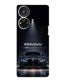 Чохол для ZTE Blade V40s з картинкою «BMW крізь нічне місто»