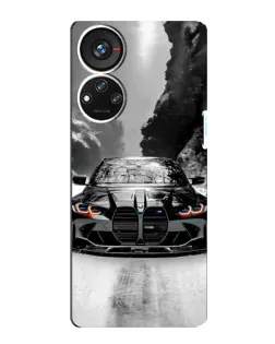 Чохол для ZTE Blade V40s з картинкою «BMW — акварельний дрифт»