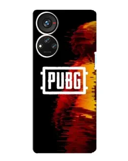 Чохол для ZTE Blade V40s з картинкою «Яскравий логотип PUBG»