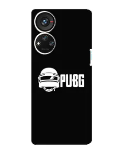 Чохол для ZTE Blade V40s з картинкою «PUBG — класичний лого»