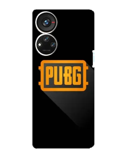 Чохол для ZTE Blade V40s з картинкою «PUBG — рамка лого»