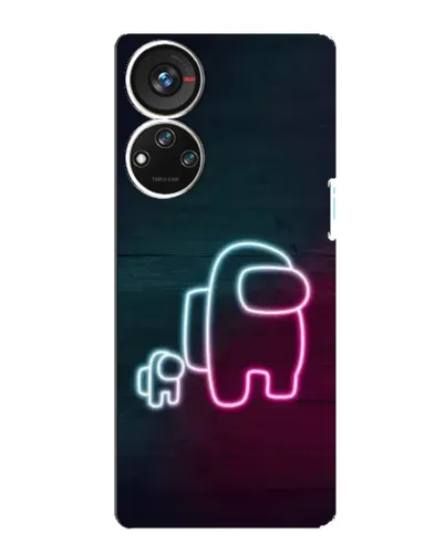 Чохол для ZTE Blade V40s з картинкою «Among Us неон-арт» Чохол для ZTE Blade V40s з картинкою «Among Us неон-арт»