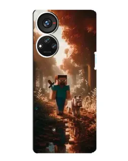 Чохол для ZTE Blade V40s з картинкою «Стів у лісі» Чохол для ZTE Blade V40s з картинкою «Стів у лісі»