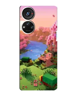 Чохол для ZTE Blade V40s з картинкою «Рожеве дерево Minecraft» Чохол для ZTE Blade V40s з картинкою «Рожеве дерево Minecraft»