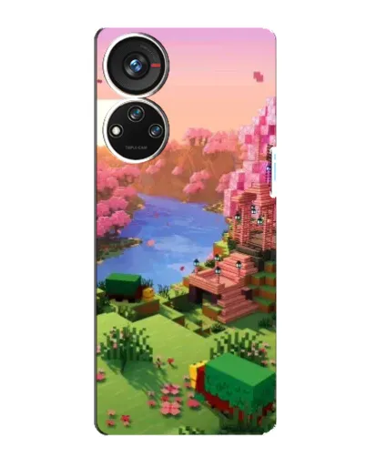Чехол для ZTE Blade V40s с картинкой «Розовое дерево Minecraft» Чехол для ZTE Blade V40s с картинкой «Розовое дерево Minecraft»