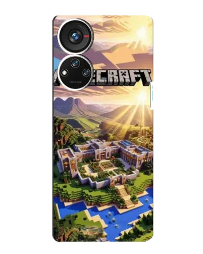 Чехол для ZTE Blade V40s с картинкой «Minecraft панорама» Чехол для ZTE Blade V40s с картинкой «Minecraft панорама»