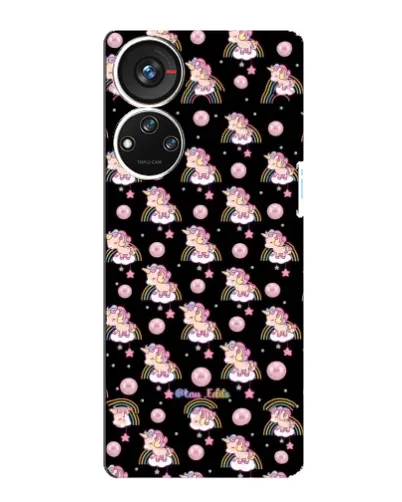Чехол для ZTE Blade V40s с картинкой «Magic Unicorn паттерн» Чехол для ZTE Blade V40s с картинкой «Magic Unicorn паттерн»
