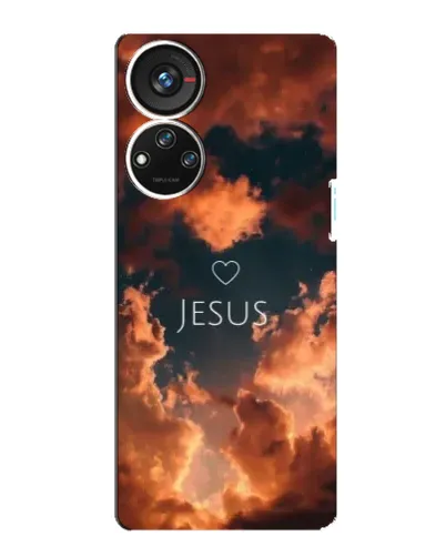 Чехол для ZTE Blade V40s с картинкой «Сияние Имени Jesus»