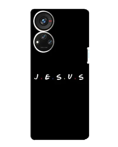 Чехол для ZTE Blade V40s с картинкой «Точки веры J.E.S.U.S.»
