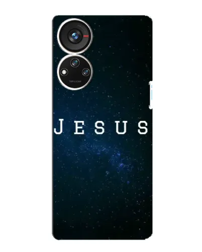 Чехол для ZTE Blade V40s с картинкой «Звездное небо Jesus»
