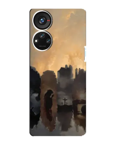 Чехол для ZTE Blade V40s с картинкой «Дорога к вере»