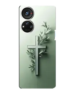 Чехол для ZTE Blade V40s с картинкой «Оливковая ветвь» Чехол для ZTE Blade V40s с картинкой «Оливковая ветвь»