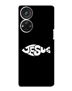 Чехол для ZTE Blade V40s с картинкой «Рыба Jesus» Чехол для ZTE Blade V40s с картинкой «Рыба Jesus»
