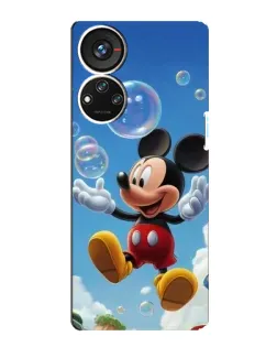 Чехол для ZTE Blade V40s с картинкой «Mickey и мыльные пузыри» Чехол для ZTE Blade V40s с картинкой «Mickey и мыльные пузыри»