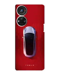 Чохол для ZTE Blade V40s з картинкою «Tesla Top View» Чохол для ZTE Blade V40s з картинкою «Tesla Top View»