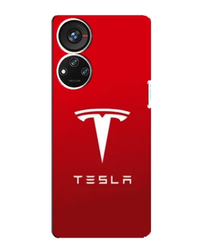 Чехол для ZTE Blade V40s с картинкой «Tesla Red Classic»