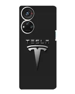 Чохол для ZTE Blade V40s з картинкою «Сталевий логотип Tesla» Чохол для ZTE Blade V40s з картинкою «Сталевий логотип Tesla»