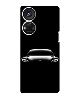Чохол для ZTE Blade V40s з картинкою «Фари Tesla Night» Чохол для ZTE Blade V40s з картинкою «Фари Tesla Night»