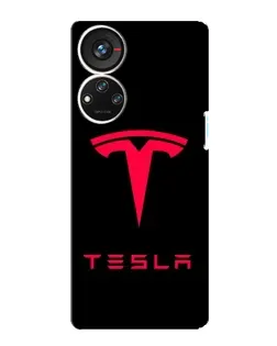 Чохол для ZTE Blade V40s з картинкою «Tesla Red Logo» Чохол для ZTE Blade V40s з картинкою «Tesla Red Logo»