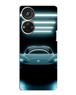 Чохол для ZTE Blade V40s з картинкою «Tesla в неоні» Чохол для ZTE Blade V40s з картинкою «Tesla в неоні»