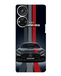 Чохол для ZTE Blade V40s з картинкою «Mercedes — білий карбон» Чохол для ZTE Blade V40s з картинкою «Mercedes — білий карбон»