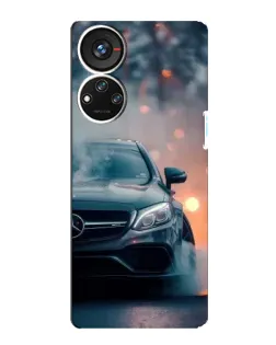 Чохол для ZTE Blade V40s з картинкою «Mercedes — нічне місто»