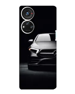Чехол для ZTE Blade V40s с картинкой «Свет фар Mercedes»