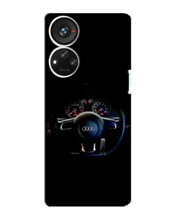 Чохол для ZTE Blade V40s з картинкою «Салон Audi — кермо» Чохол для ZTE Blade V40s з картинкою «Салон Audi — кермо»
