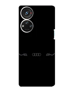 Чохол для ZTE Blade V40s з картинкою «Audi — світловий підпис»