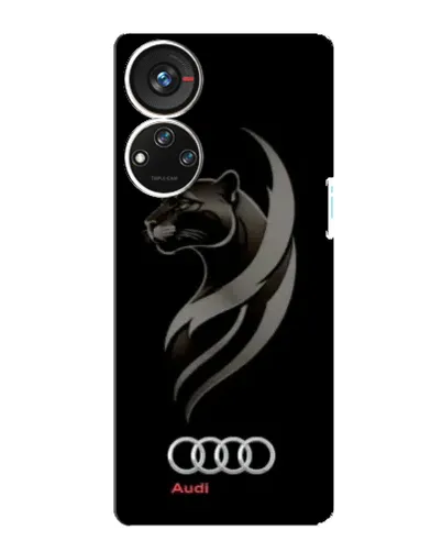 Чехол для ZTE Blade V40s с картинкой «Графика — пантера и Audi» Чехол для ZTE Blade V40s с картинкой «Графика — пантера и Audi»