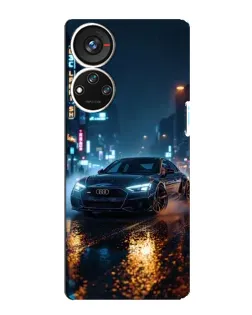 Чохол для ZTE Blade V40s з картинкою «Нічне місто та Audi» Чохол для ZTE Blade V40s з картинкою «Нічне місто та Audi»