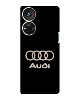 Чохол для ZTE Blade V40s з картинкою «Audi — золотий логотип» Чохол для ZTE Blade V40s з картинкою «Audi — золотий логотип»