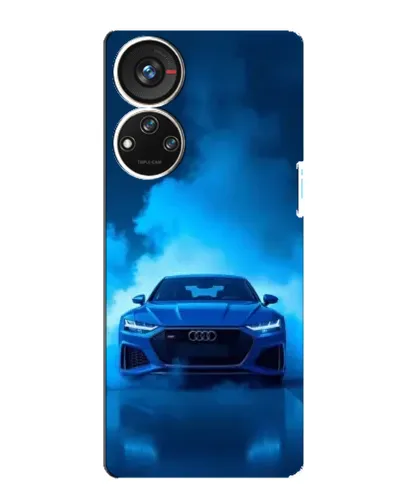 Чехол для ZTE Blade V40s с картинкой «Audi — голубая энергия» Чехол для ZTE Blade V40s с картинкой «Audi — голубая энергия»