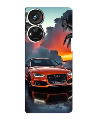 Чехол для ZTE Blade V40s с картинкой «Audi — закат» Чехол для ZTE Blade V40s с картинкой «Audi — закат»