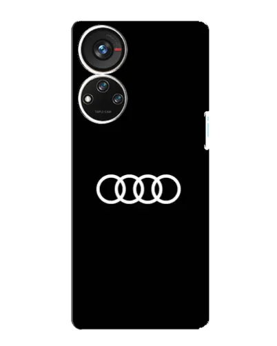 Чехол для ZTE Blade V40s с картинкой «Audi White Logo» Чехол для ZTE Blade V40s с картинкой «Audi White Logo»