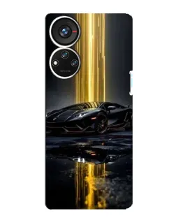 Чохол для ZTE Blade V40s з картинкою «Нічний Lamborghini драйв»