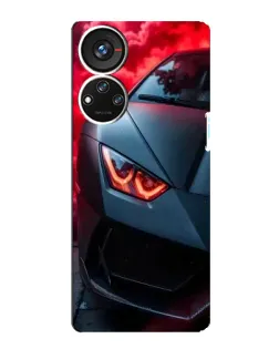 Чохол для ZTE Blade V40s з картинкою «Lamborghini червоне сяйво»