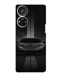 Чохол для ZTE Blade V40s з картинкою «Lamborghini симетрія доріг»