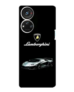 Чохол для ZTE Blade V40s з картинкою «Логотип Lamborghini класика»