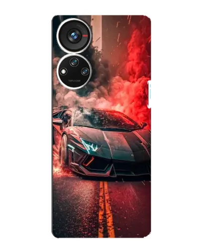 Чехол для ZTE Blade V40s с картинкой «Lamborghini красный дым» Чехол для ZTE Blade V40s с картинкой «Lamborghini красный дым»