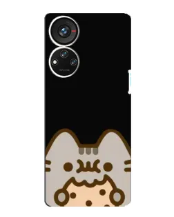 Чохол для ZTE Blade V40s з картинкою «Пушин на чорному» Чохол для ZTE Blade V40s з картинкою «Пушин на чорному»