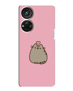 Чохол для ZTE Blade V40s з картинкою «Pusheen серце» Чохол для ZTE Blade V40s з картинкою «Pusheen серце»