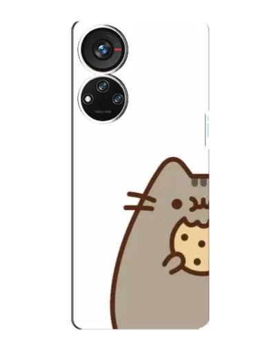 Чохол для ZTE Blade V40s з картинкою «Пушин з печивом» Чохол для ZTE Blade V40s з картинкою «Пушин з печивом»