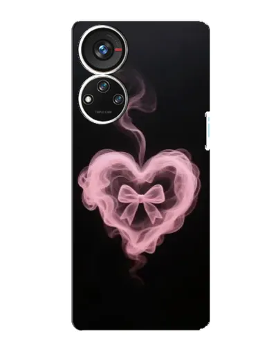 Чехол для ZTE Blade V40s с картинкой «Дымчатое сердце»