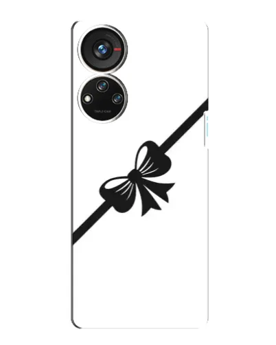 Чехол для ZTE Blade V40s с картинкой «Диагональный бант»