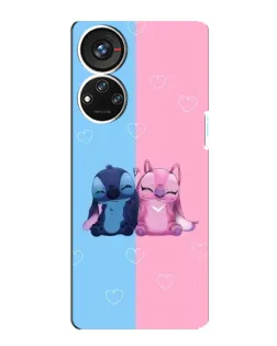 Чохол для ZTE Blade V40s з картинкою «Stitch та Angel Love» Чохол для ZTE Blade V40s з картинкою «Stitch та Angel Love»
