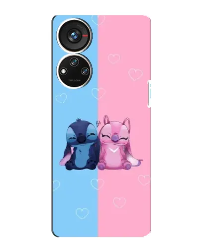 Чохол для ZTE Blade V40s з картинкою «Stitch та Angel Love» Чохол для ZTE Blade V40s з картинкою «Stitch та Angel Love»