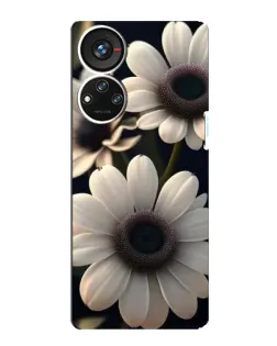 Чохол для ZTE Blade V40s з картинкою «Білі маргаритки макро»