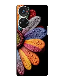 Чохол для ZTE Blade V40s з картинкою «Райдужна квітка»